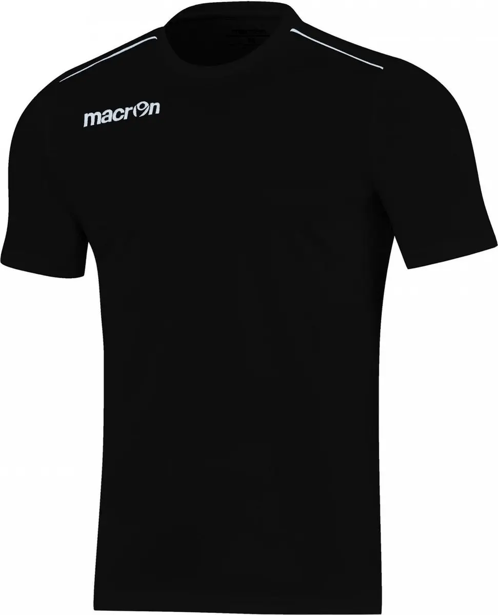 Macron Rigel Hero Shirt Korte Mouw Heren - L - Zwart