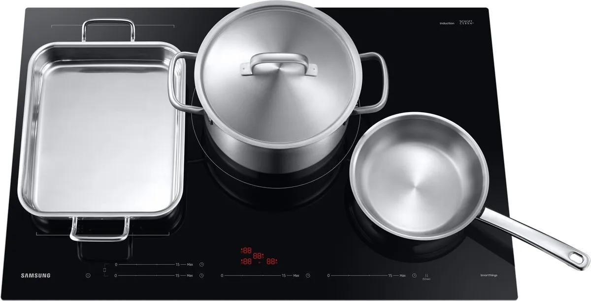 Samsung NZ84C6057FK Inbouw Elektrische Kookplaat - 4 Zones - Zwart