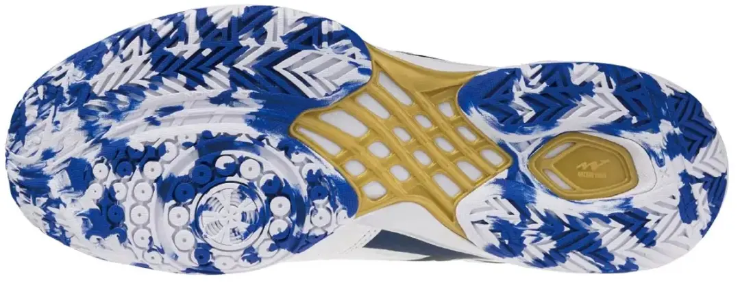 Mizuno Wave Claw 4 Indoor Schoenen - 38 - Wit/Dazzling Blue
