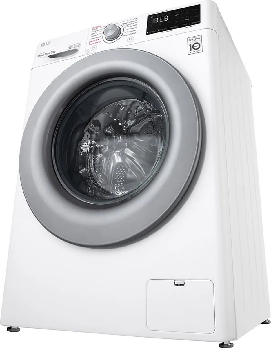 LG F4WV308S4B Wasmachine Voorlader 8kg 1360 RPM - Wit