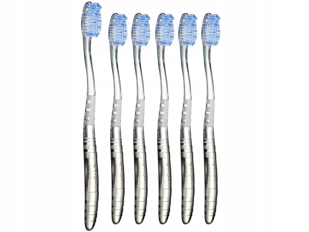 Jordan Target White Handtandenborstels Medium - 6 Stuks