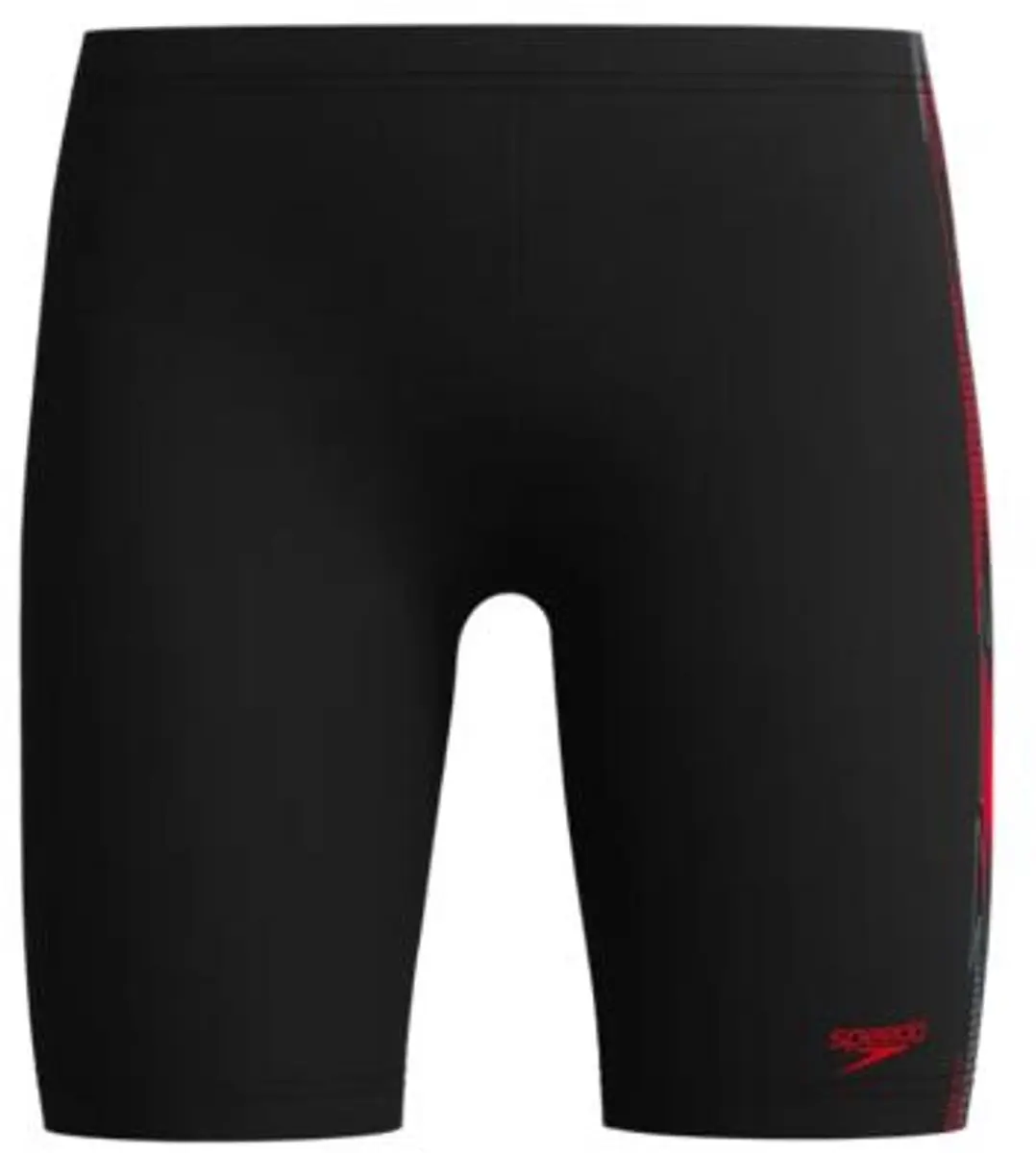 Speedo Placement Jammer Jongens 3170002 - Sportzwembroek 140 - Zwart/Rood