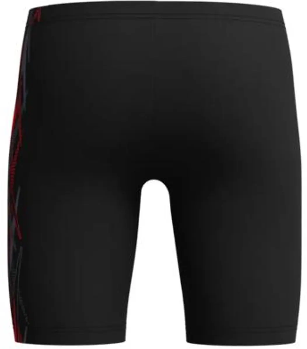 Speedo Placement Jammer Jongens 3170002 - Sportzwembroek 140 - Zwart/Rood