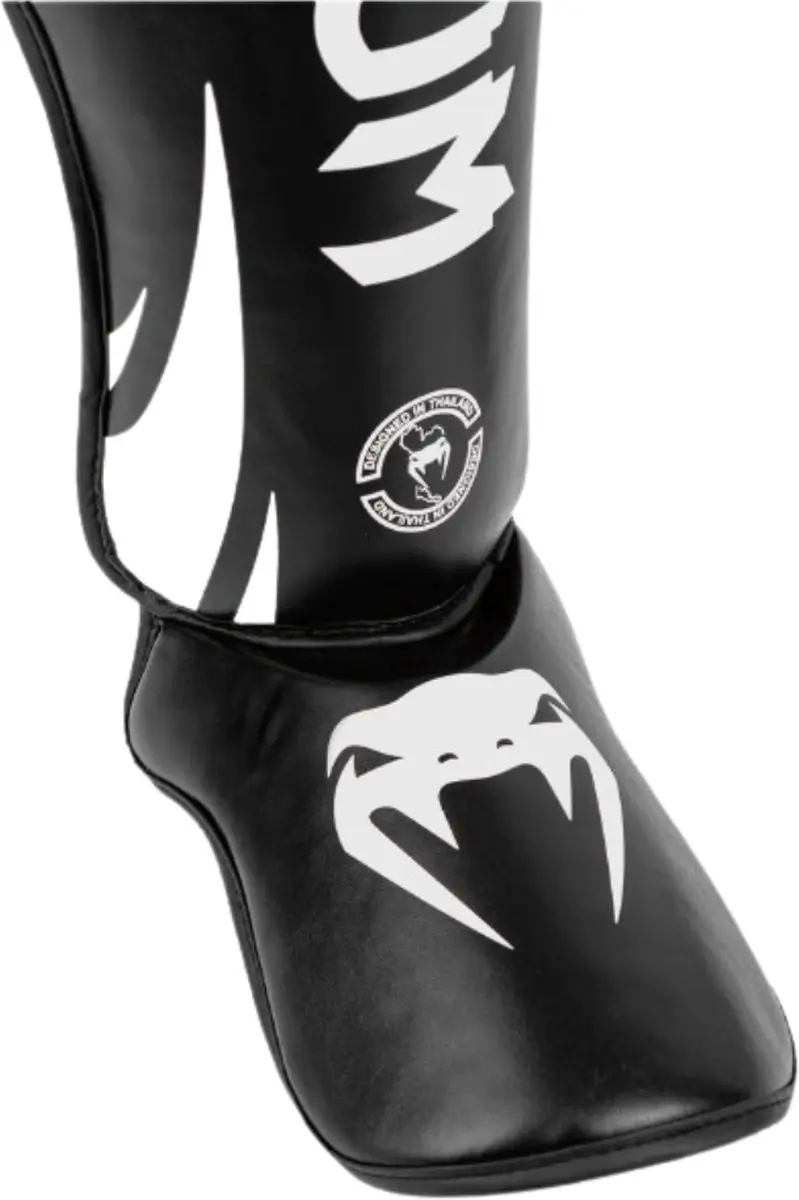 Venum Challenger Kids Scheenbeschermers - M - Zwart/Wit