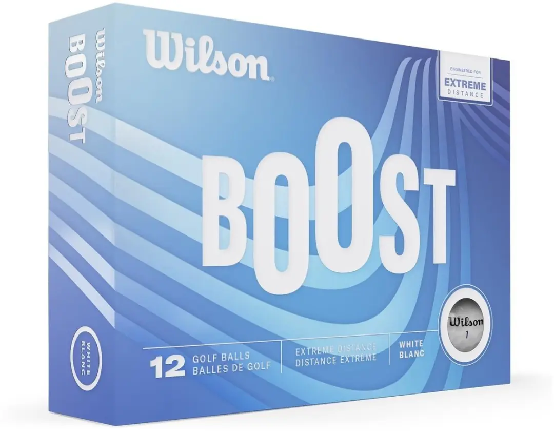 Wilson Boost Golfballen 12 Stuks - Wit