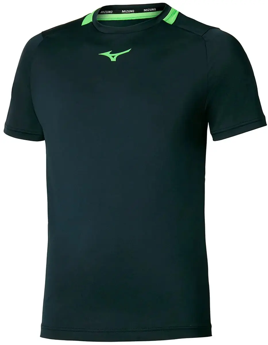 Mizuno T-shirt Korte Mouwen - XL - Zwart