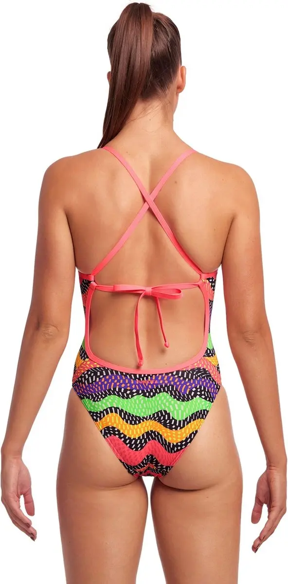 Speedo Worm Burner Tie Me Tight One Piece - Dames Maat 12