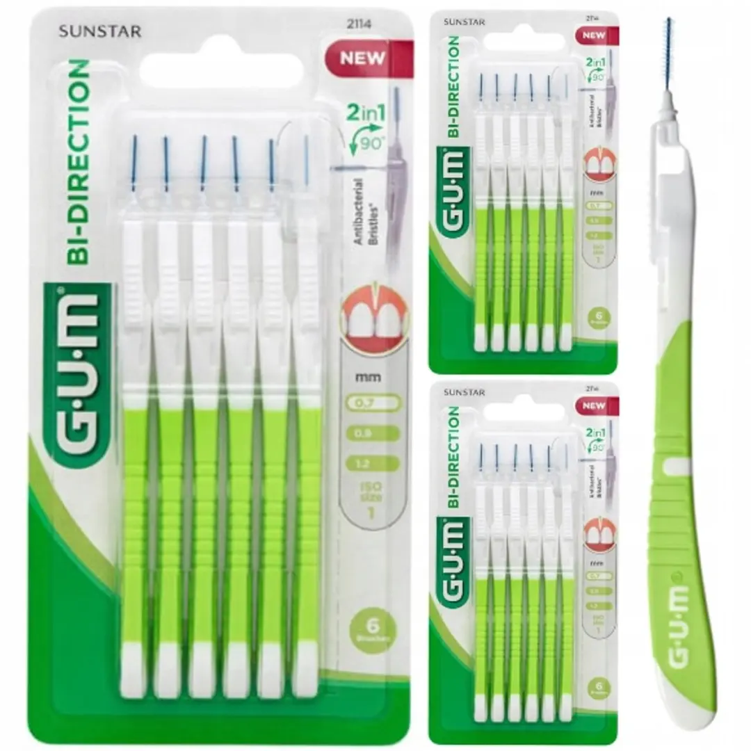 Gum BI-RICHTING Interdentale Borstelharen 0,7mm
