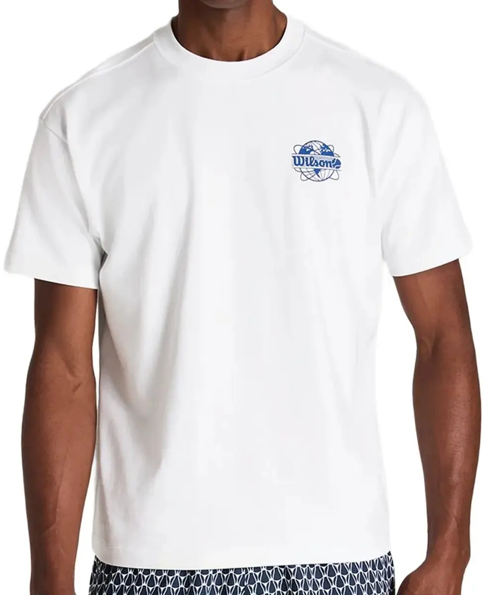 Wilson Classic Graphic T-shirt Wit XL - afbeelding 5 van 6