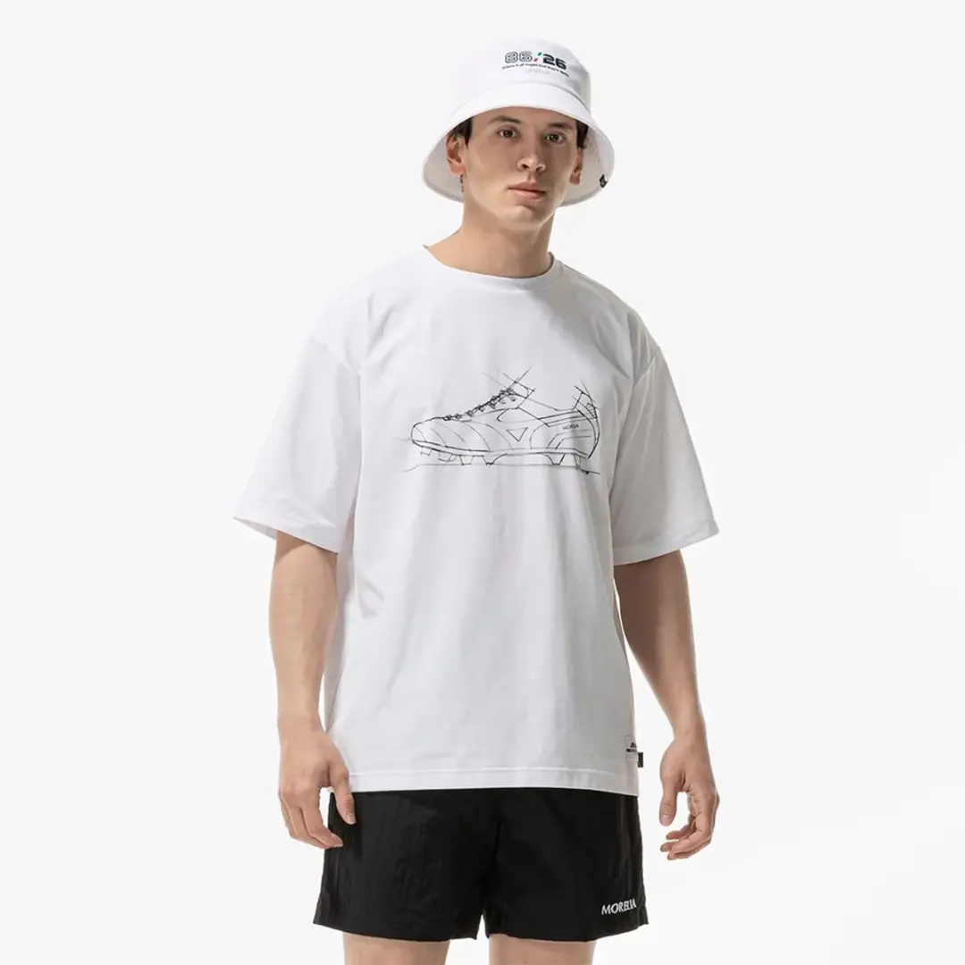 Mizuno Mod Off Print T-shirt Wit