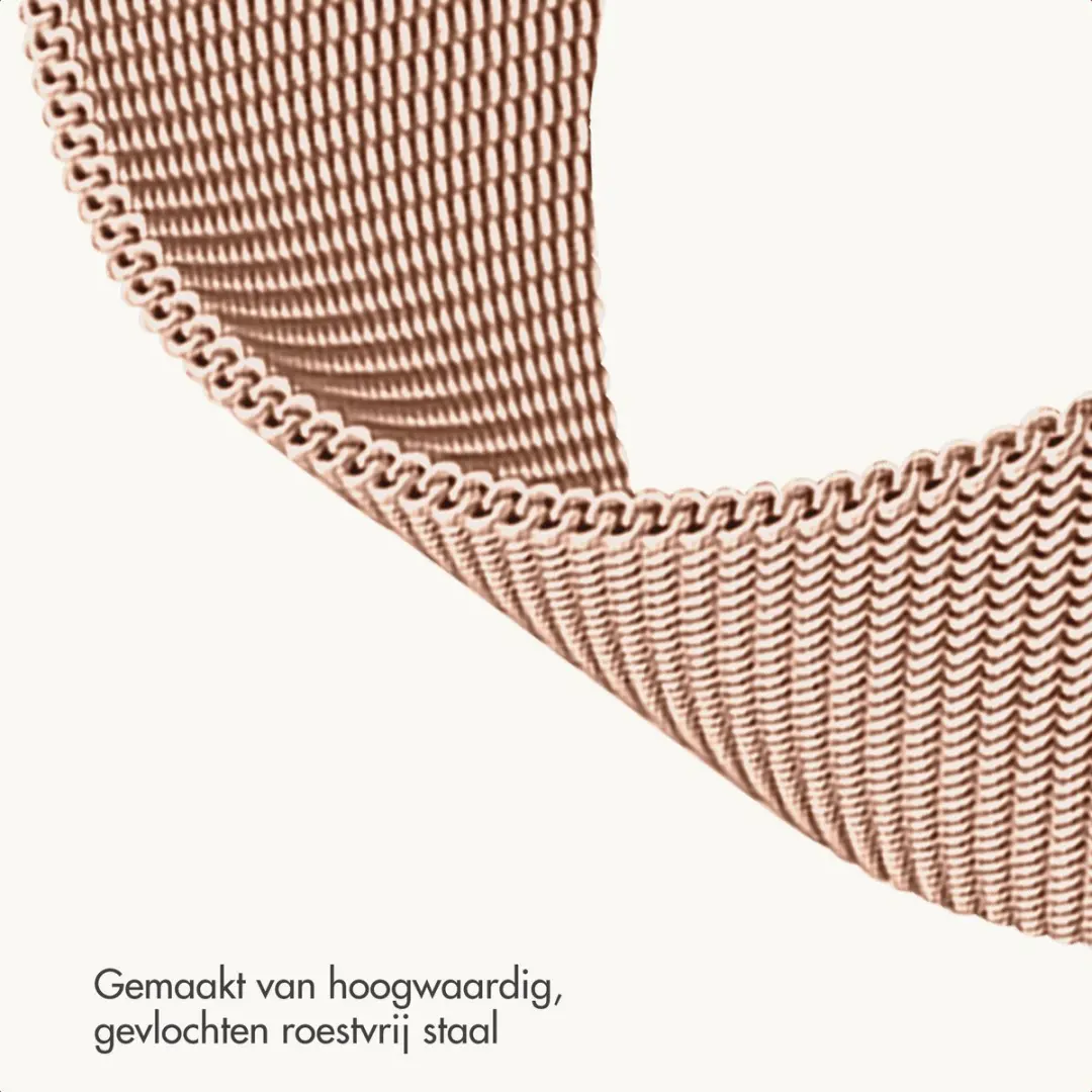 Imoshion Milanees Magnetisch Bandje - Samsung Galaxy Watch 8/9 - Rosé Goud