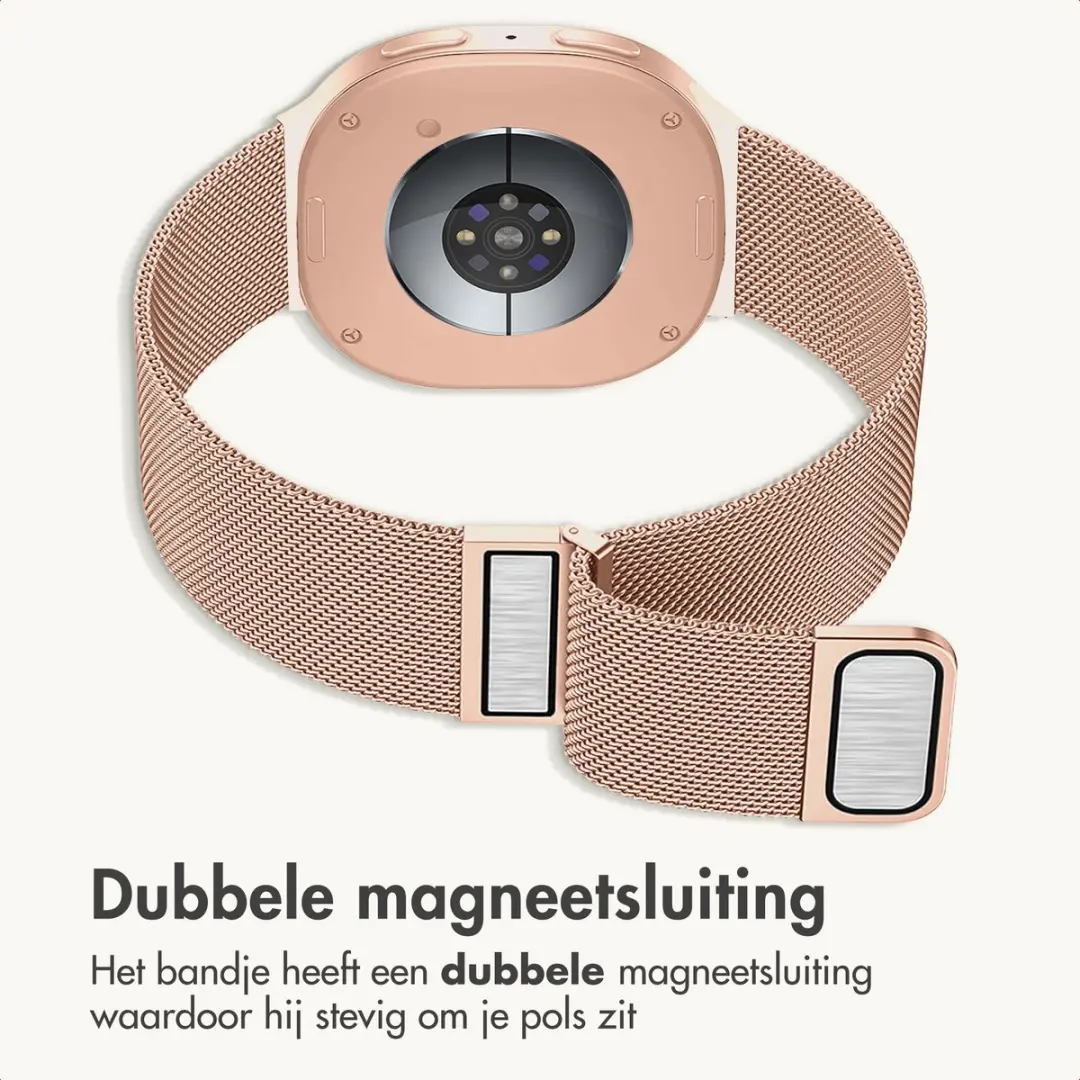Imoshion Milanees Magnetisch Bandje - Samsung Galaxy Watch 8/9 - Rosé Goud