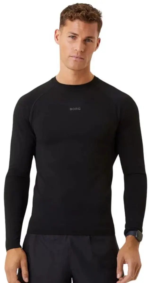 Björn Borg Merino Blend Heren Sport Top Lange Mouwen XXL