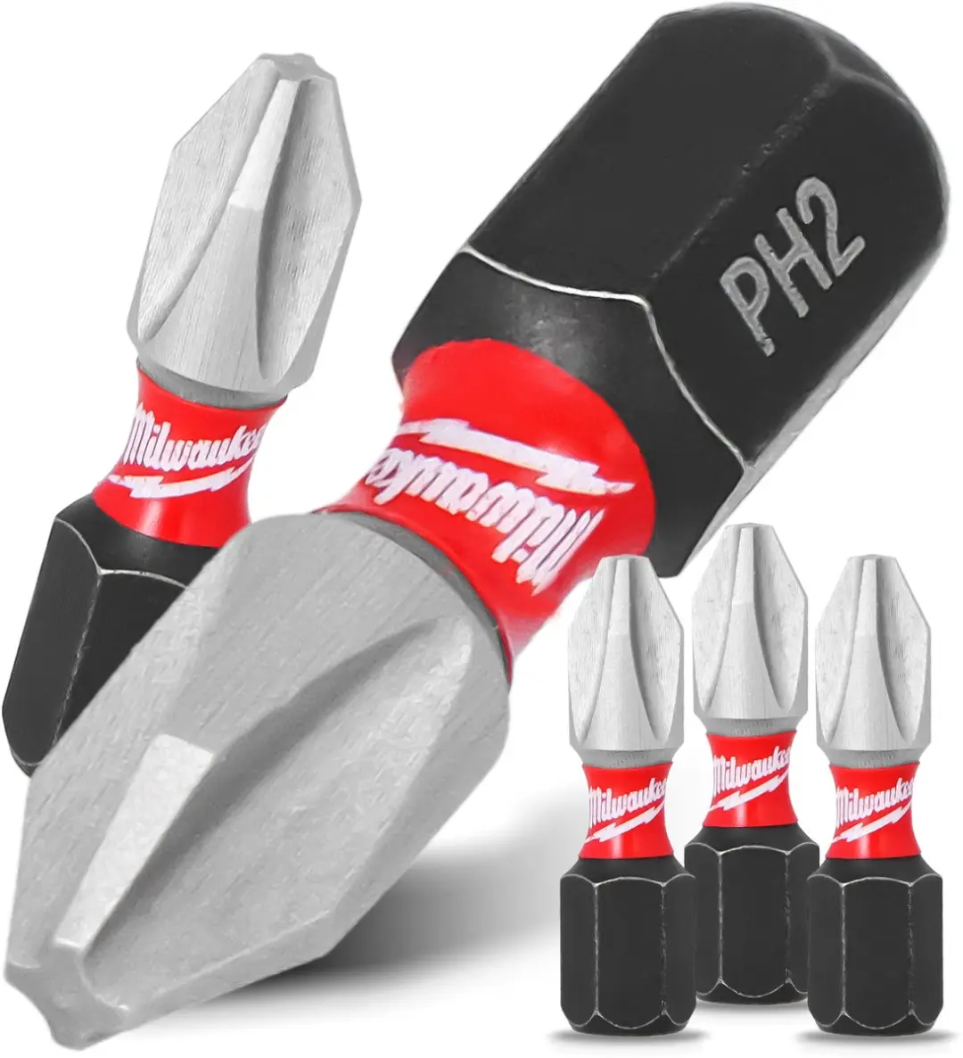 Milwaukee SHOCKWAVE PH2 25mm Magnetische Slak