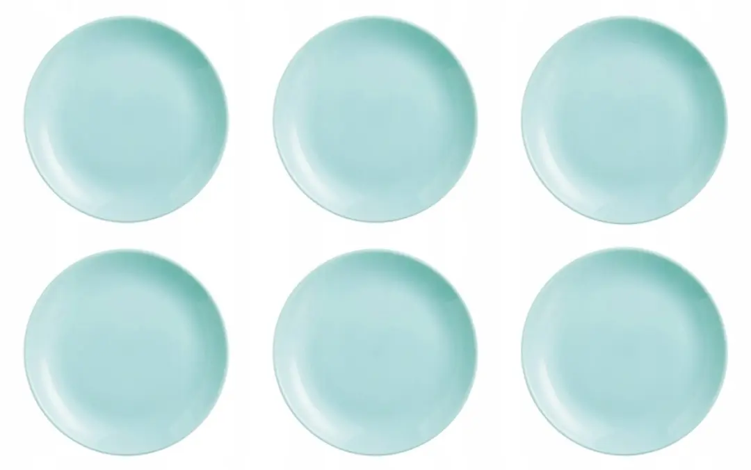 Luminarc Diwali Diepe Bordenset 20cm - 6 Stuks - Turquoise Blue - afbeelding 5 van 5