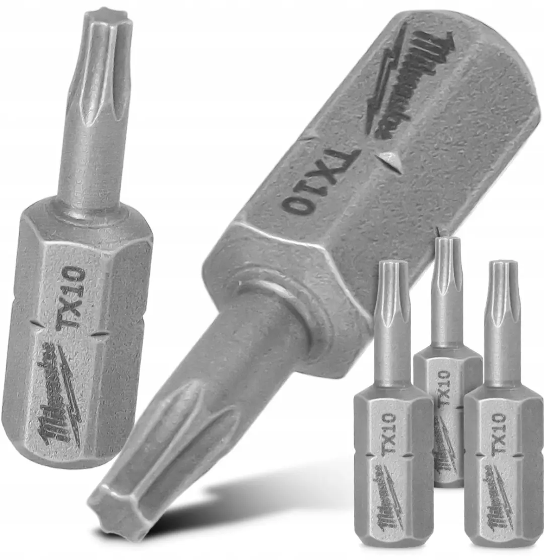 Milwaukee Torx TX10 Bits 25mm Magnetisch