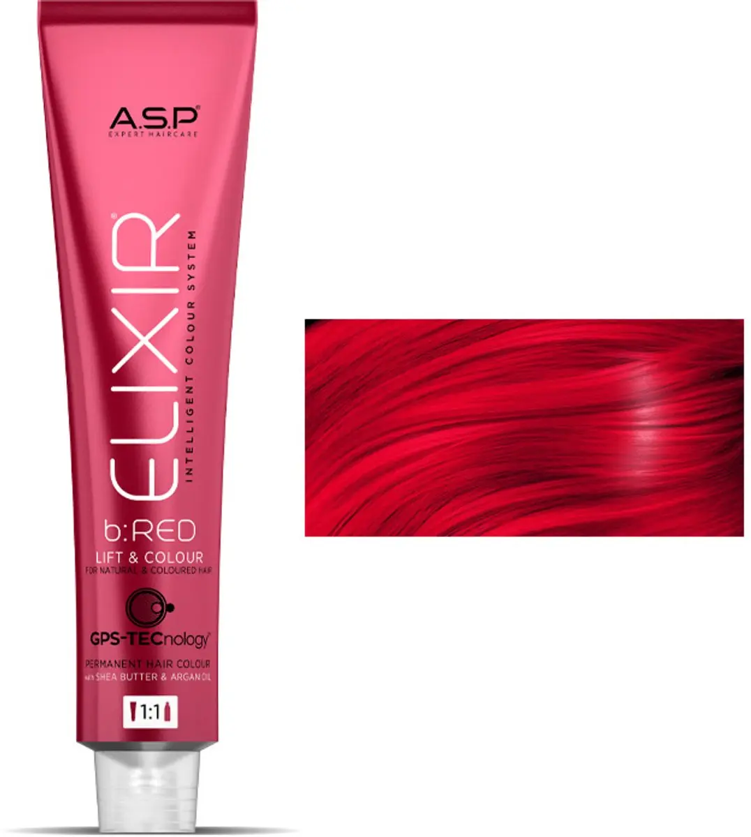 Affinage ASP Elixir Colour Permanent Rode Haarverf 100ml