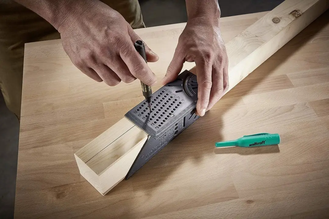 Wolfcraft Multifunctionele Timmerman Winkelhaak - Grijs