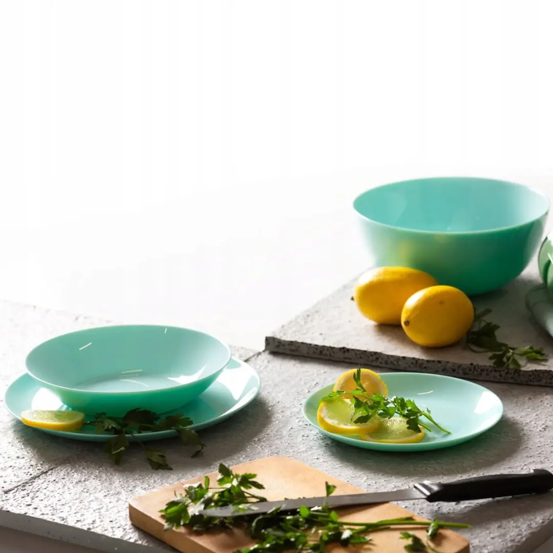 Luminarc Diwali Diepe Bord Turkse Turquoise - 6 Stuks - afbeelding 3 van 3
