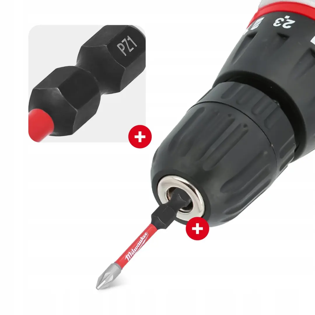 Milwaukee SHOCKWAVE PZ1 Bit 50mm - 2 Stuks