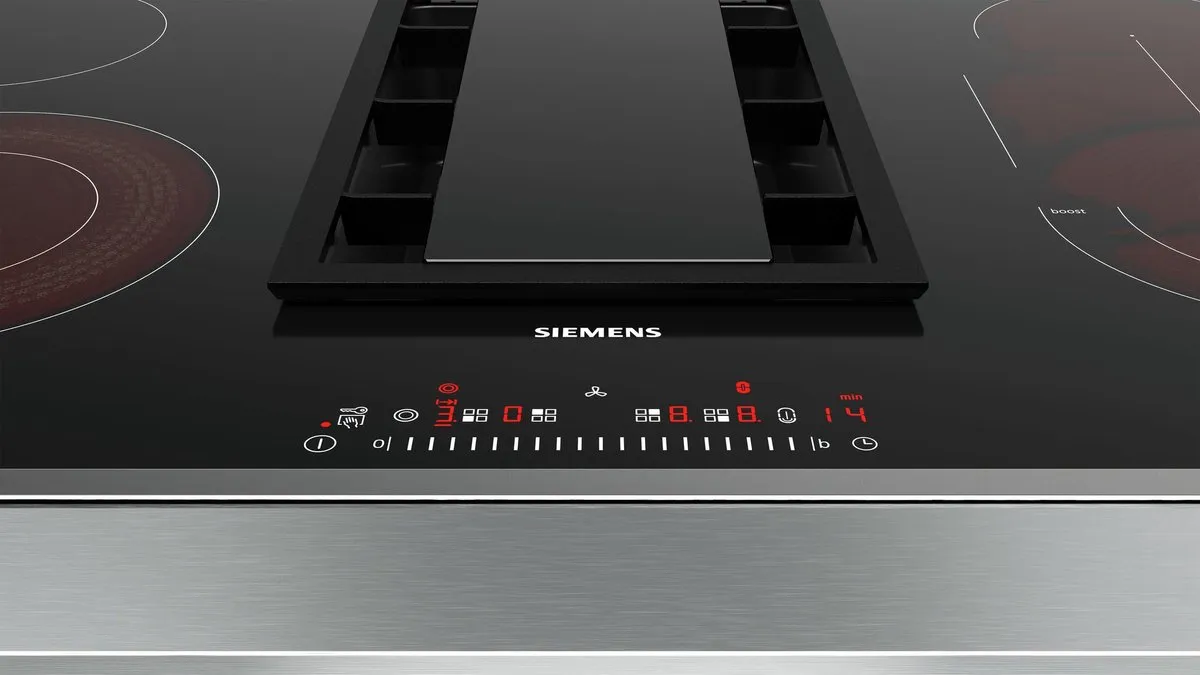 Siemens ET845FM11E Inbouwkeramische Kookplaat 4 Zones - Zwart