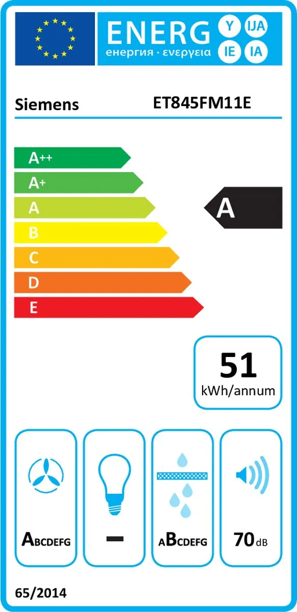 Siemens ET845FM11E Inbouwkeramische Kookplaat 4 Zones - Zwart - afbeelding 6 van 6