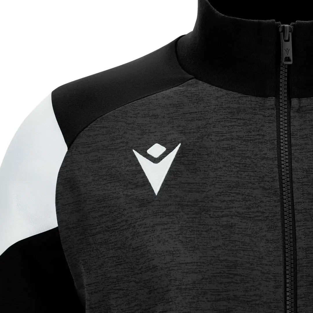 Macron Glory Prometheus Top Full Zip Kinderen 152 - Zwart/Wit