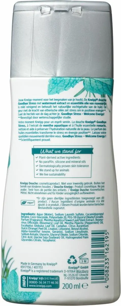 Kneipp Goodbye Stress Douchegel 200ml