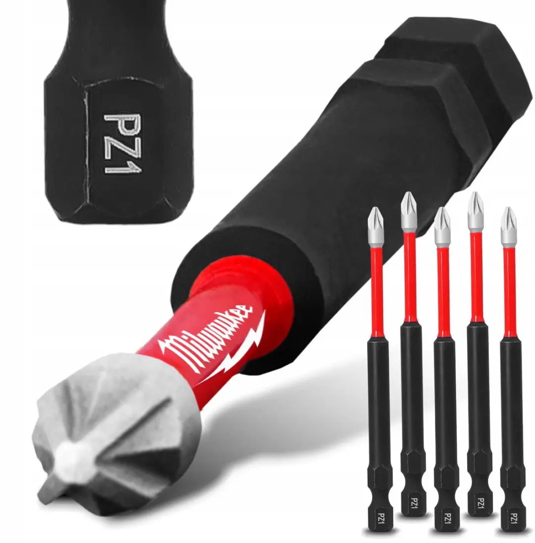 Milwaukee SHOCKWAVE PZ1 Impact Bits 90mm Magnetisch