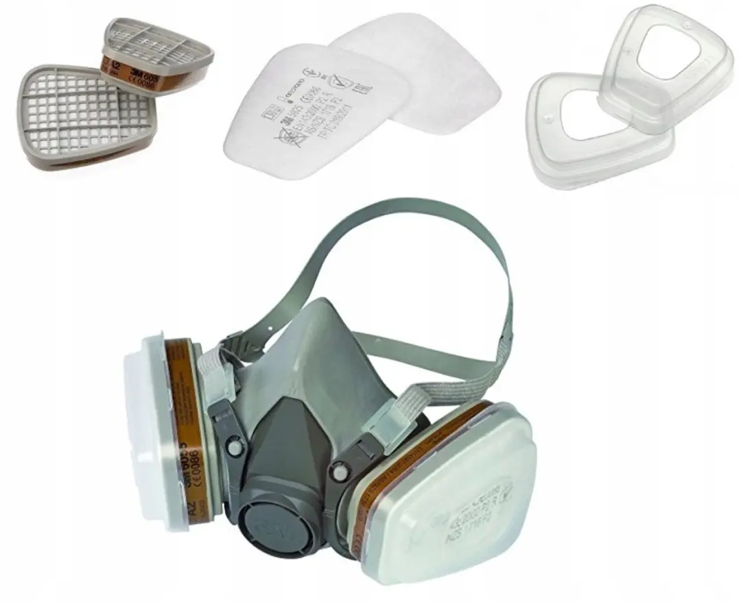 3M 6200 Ademhalingsmasker Set - ABE1 & P1R Filters