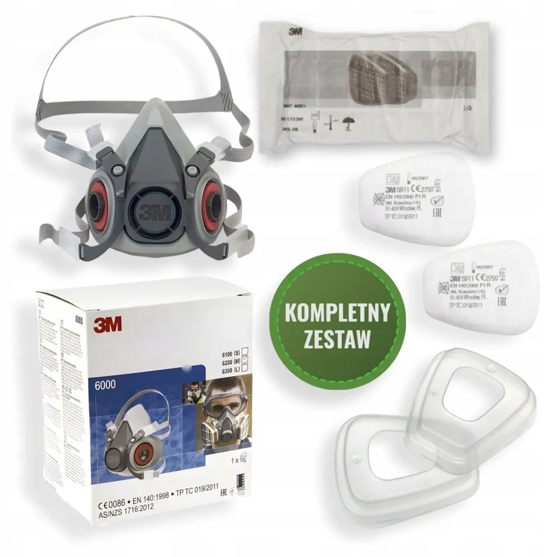 3M 6200 Ademhalingsmasker Set