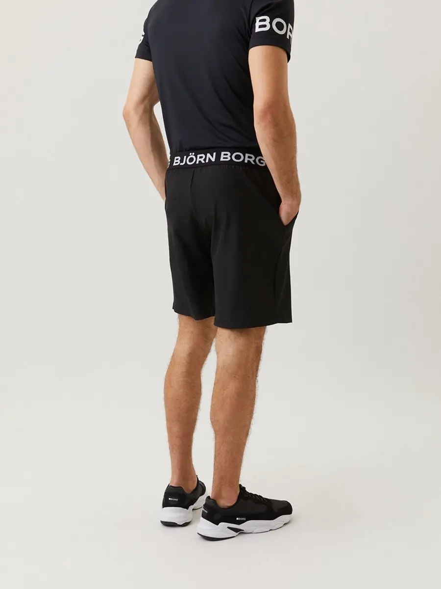 Björn Borg Heren Short S - Zwart/Wit