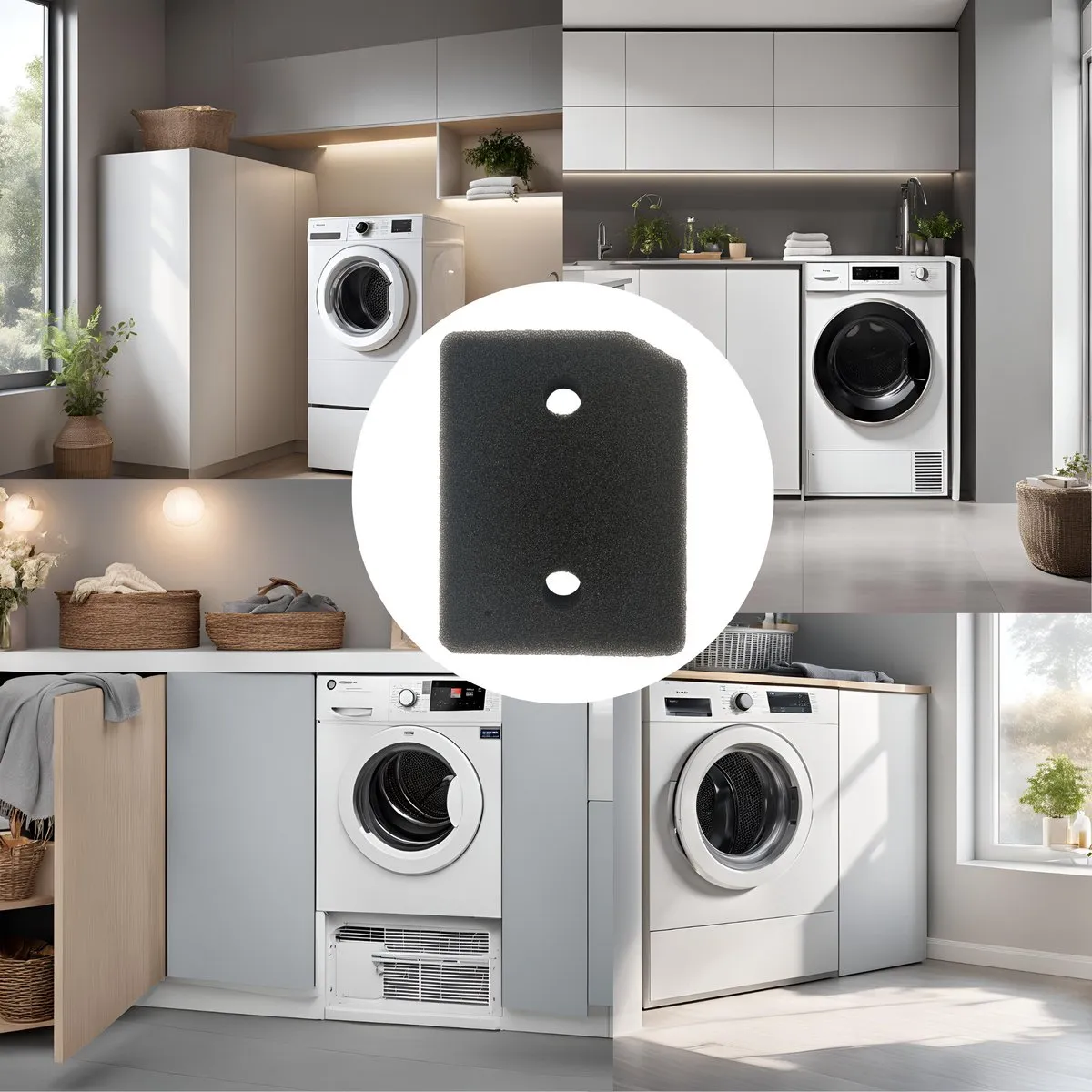 Miele Vervangingsfilter 9164761 - 2 Stuks - Zwart