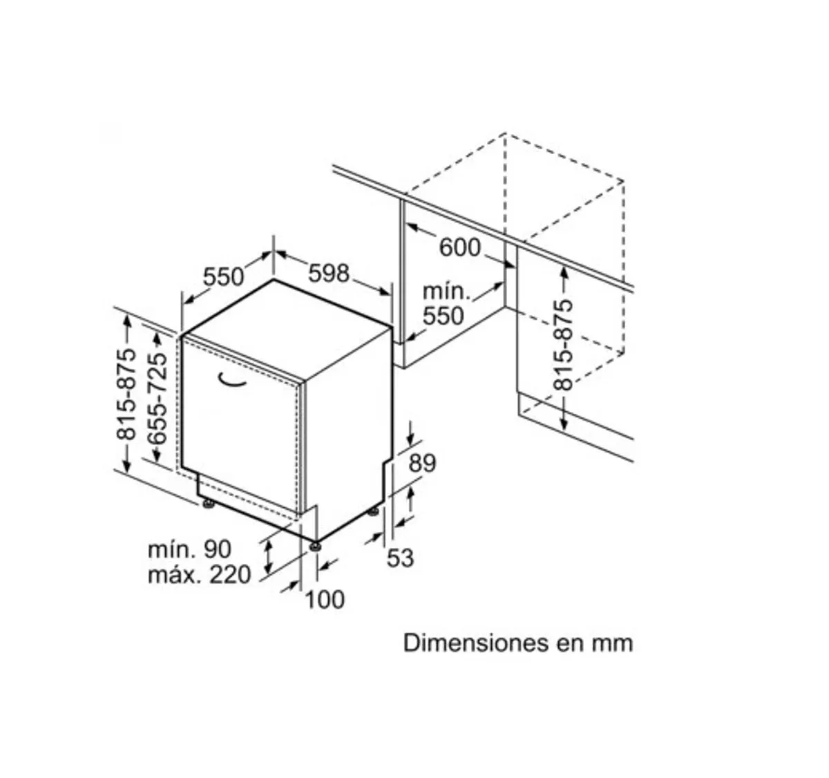 Siemens iQ300 SN63HX61CE Vaatwasser 14 Couverts - Hout