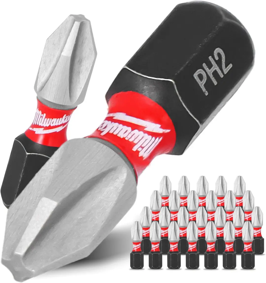 Milwaukee SHOCKWAVE PH2 Bits 25mm