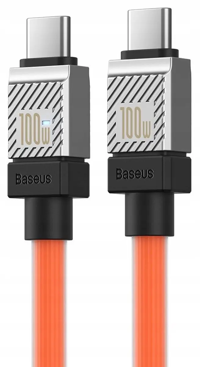 Baseus USB-C Kabel 1m 100W PD - Oranje