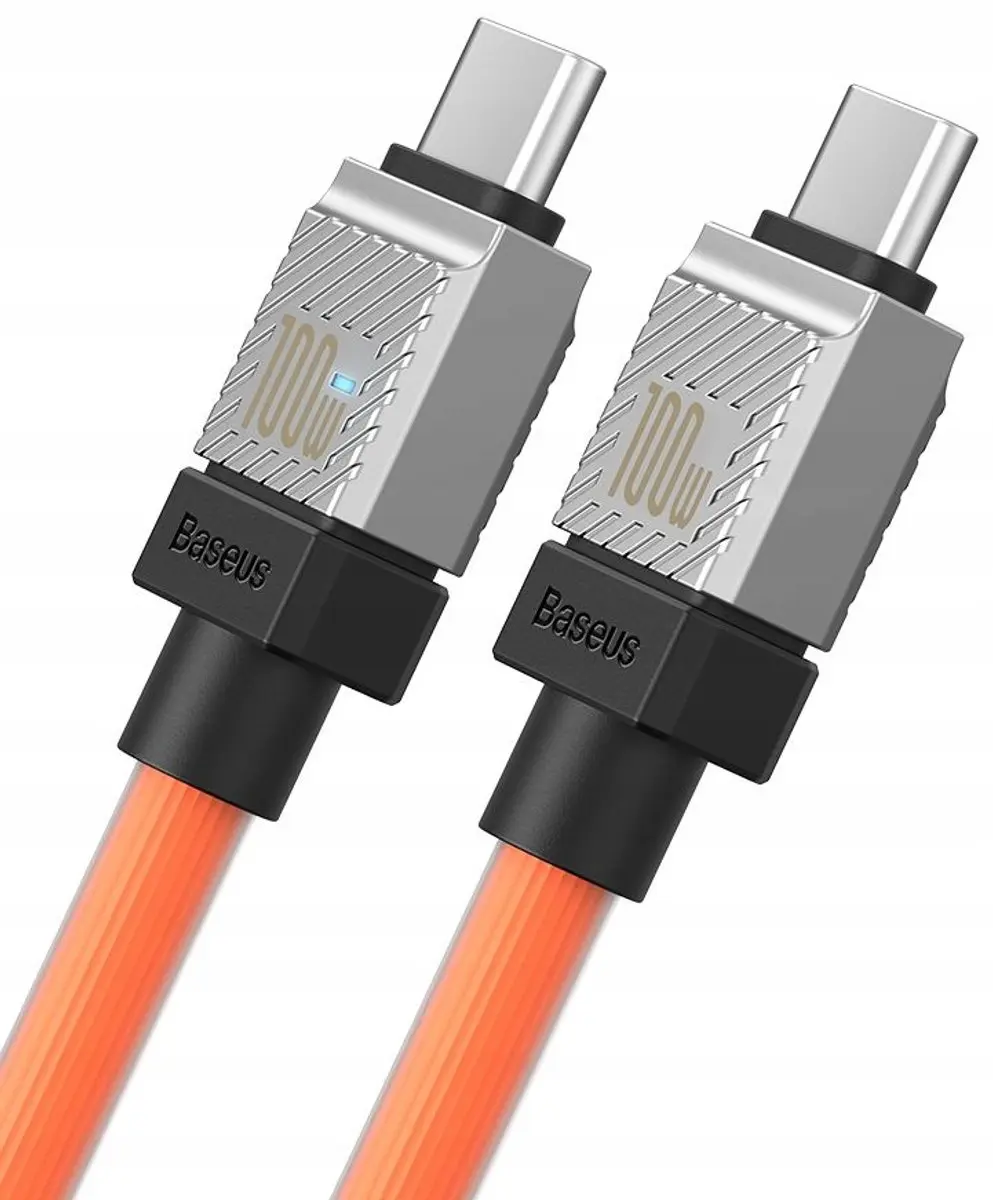 Baseus USB-C Kabel 1m 100W PD - Oranje