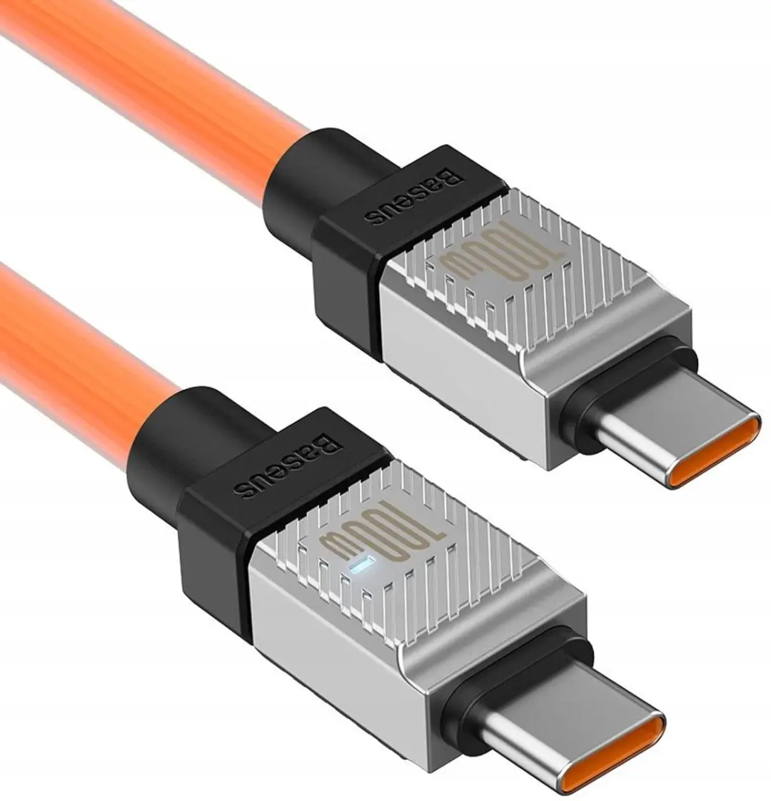 Baseus USB-C Kabel 1m 100W PD - Oranje