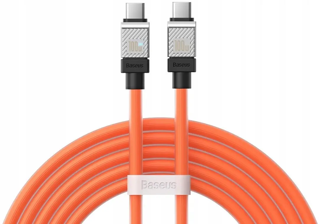 Baseus USB-C Kabel 1m 100W PD - Oranje