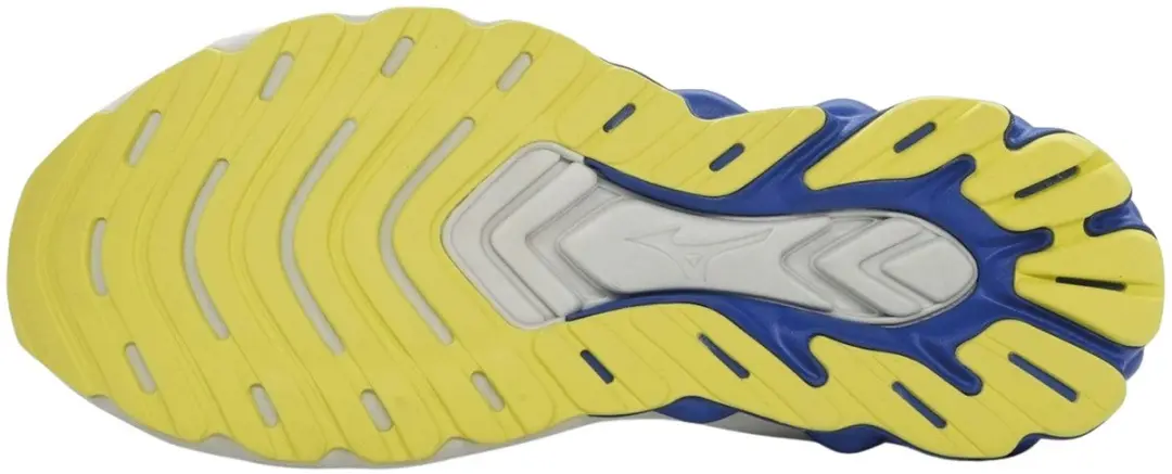Mizuno Wave Skyrise 7 Heren Hardloopschoenen - 44.5 - Wit/Blauw