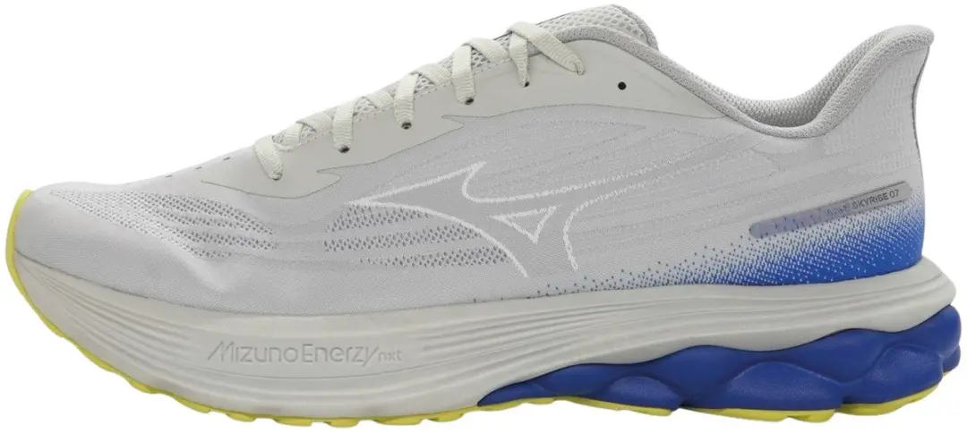 Mizuno Wave Skyrise 7 Heren Hardloopschoenen - 44.5 - Wit/Blauw