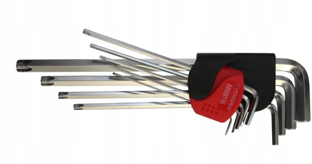 Forsage 9-delige Torx & Inbussleutelset Cr-V Staal 1,5-10mm