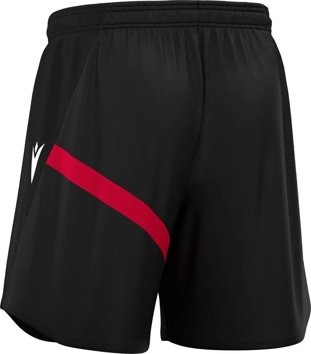 Macron Shen Eco Short Heren - Zwart/Rood