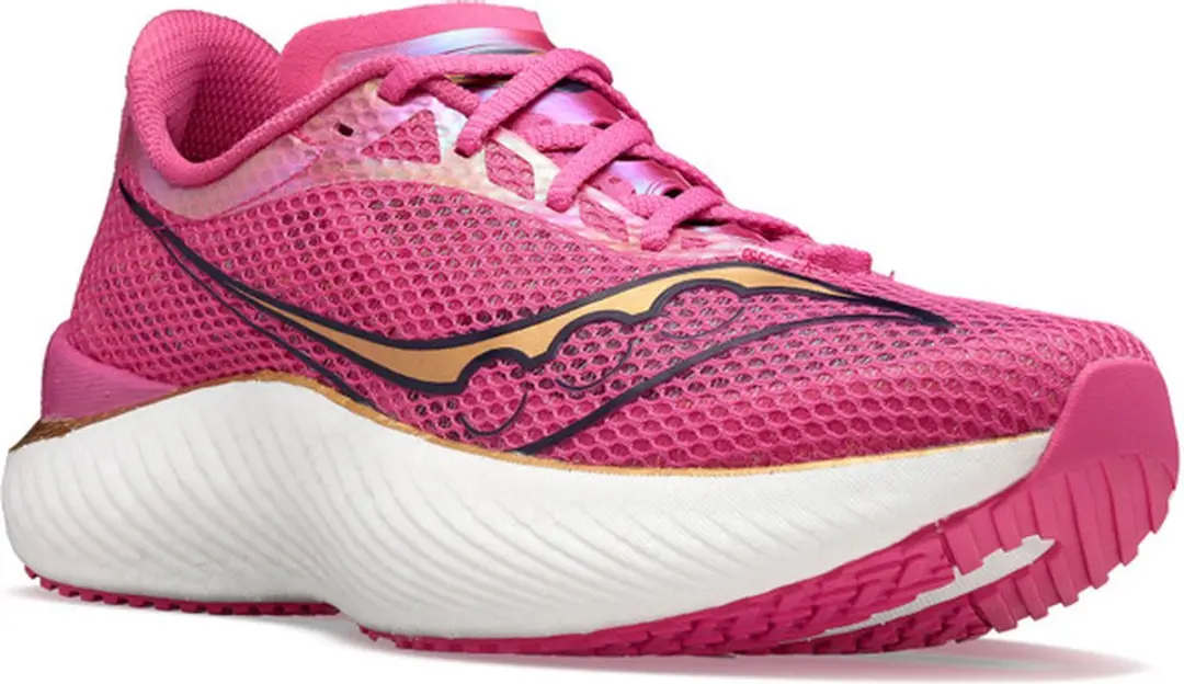 Saucony Endorphin Pro 3 Heren Trailhardloopschoenen - 43 - Roze/Wit
