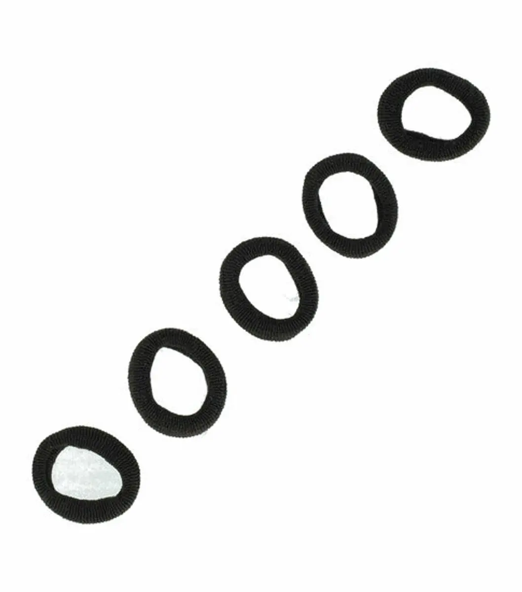 Haarsoires Haarelastiekjes Mini 2cm - Zwart - 100 Stuks