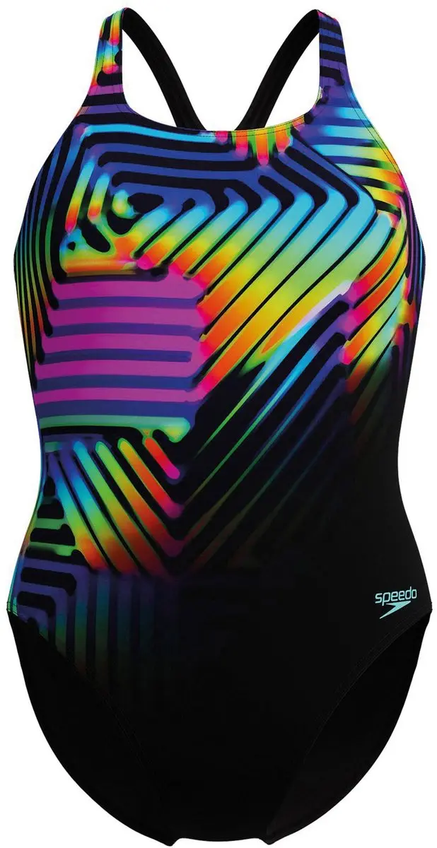 Speedo Digital Printed Medalist Sportbadpak - Maat 38