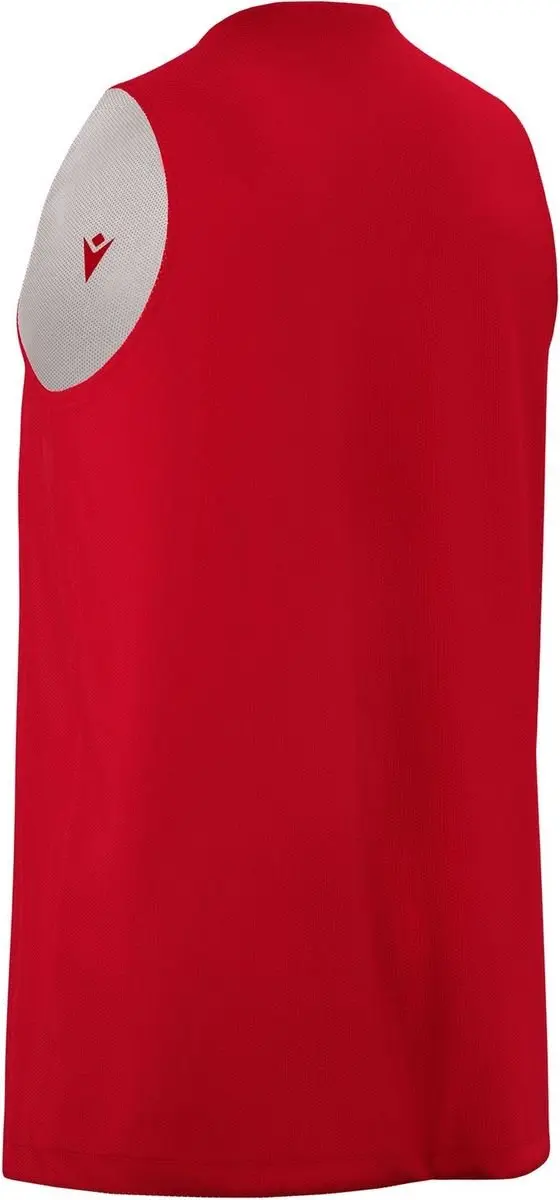 Macron Idaho Reversible Shirt Kinderen - Rood/Wit 122/128