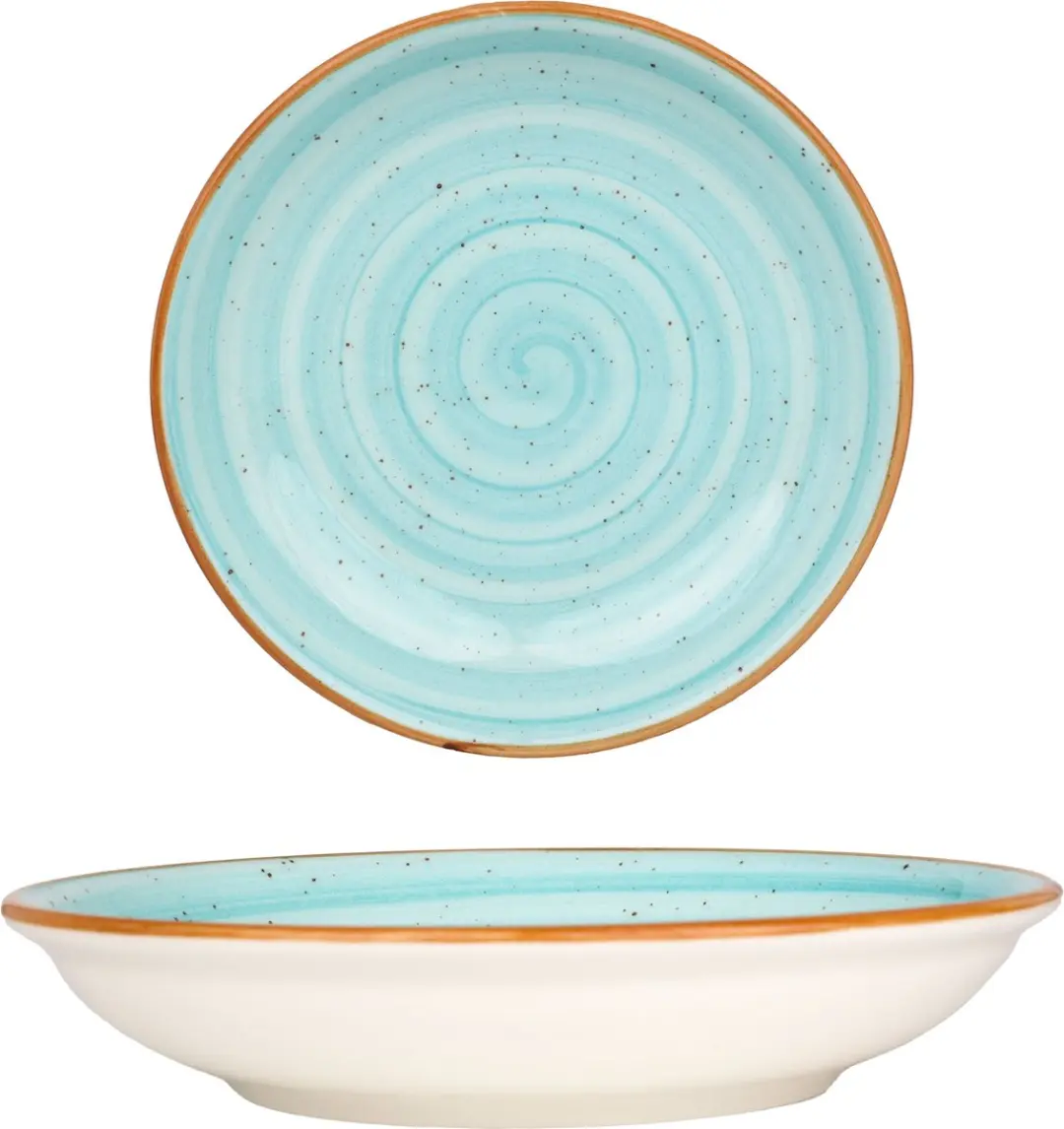 Bonna Diepbord Aqua Porselein 20cm