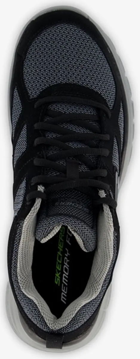 Skechers Burns Agoura Heren Sneakers - Zwart