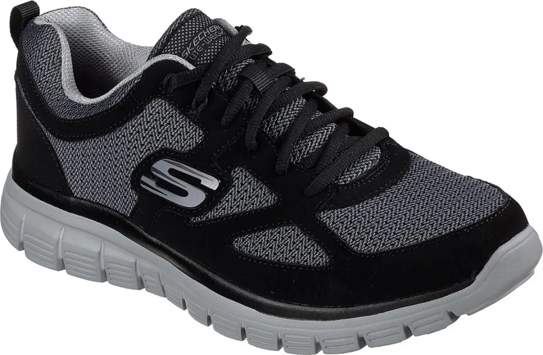 Skechers Burns Agoura Heren Sneakers - Zwart